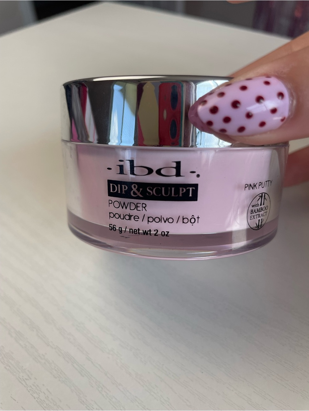 Dip & Sculpt Powder — Pink Putty (Soft Pink)